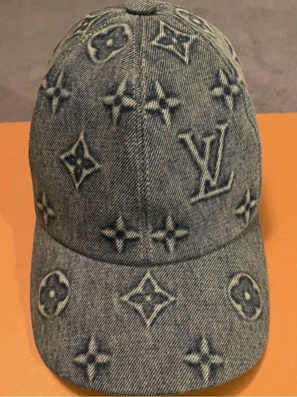 LV Denim Monogram Hat